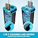 OZD Wischmopp Set mit Eimer, Bodenwischer Set mit Auswringfunktion, Flachmopp mit 141cm...
