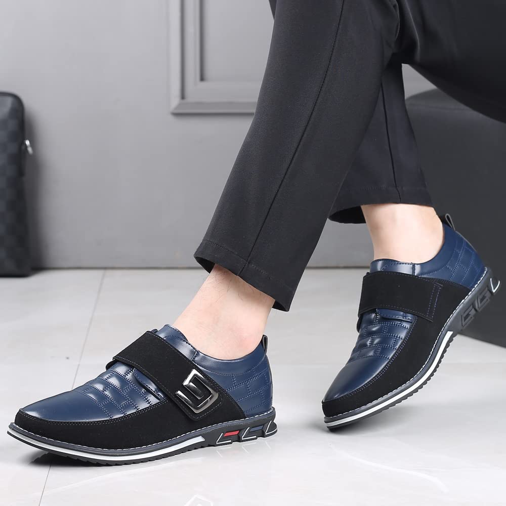 Uomo Loafers Premium Leather Comfort Business Casual Oxford Shoes Dress Shoes Fashion Dress Sneakers Office Working Driving Walking Shoe