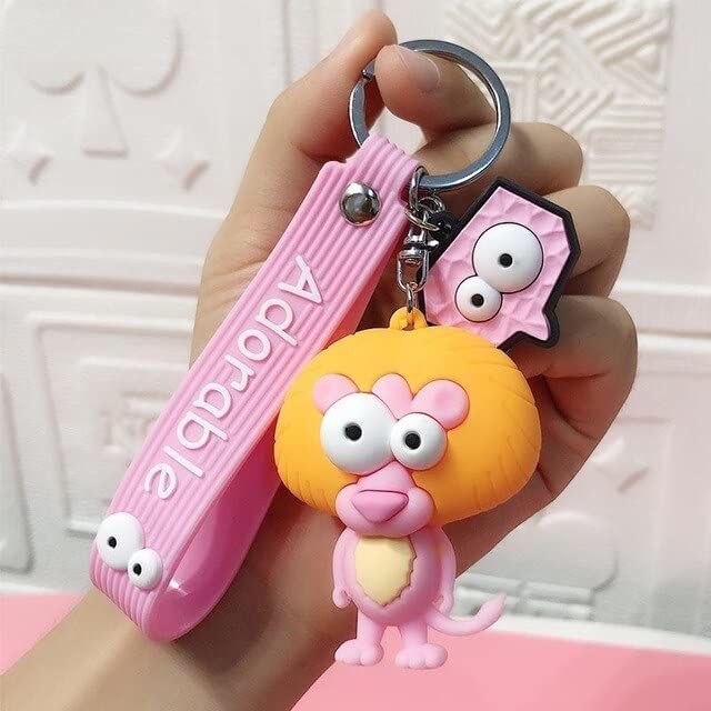 Image of Cute Cartoon BTS Keychain for Girls and Boys - Gift for Army and Kpop Lovers - Bag, Luggage Keyrings, Albums Keys Gifts