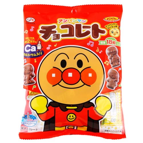 Amazon | 不二家 アンパンマンチョコレート 69g | 不二家 | 板チョコ