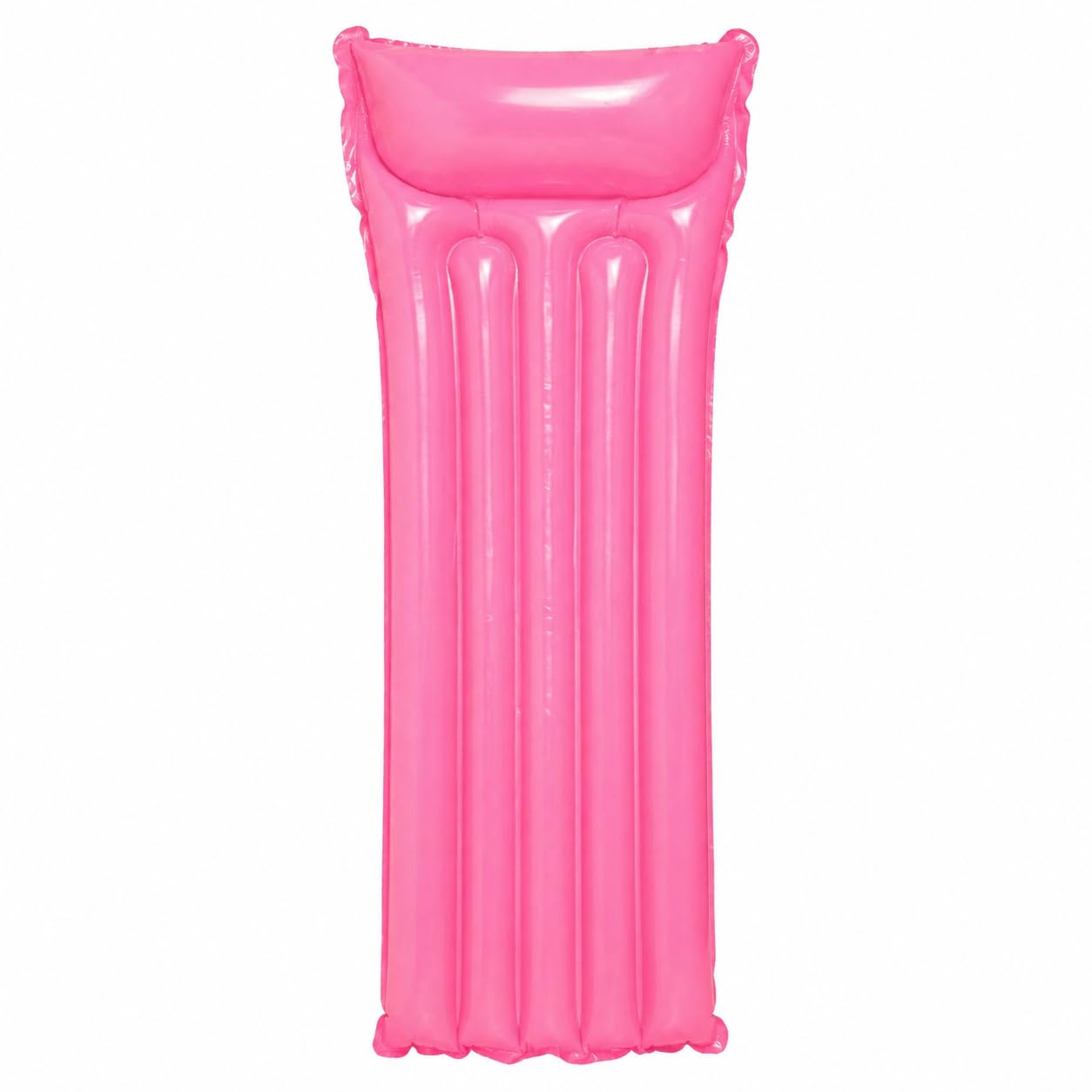 Indigo® Inflatable Pool Float Lilo – 183x69cm Air Bed Mattress, Lightweight Summer Lounger for Adults & Kids, Beach, Pool & Garden Use (Pink, Pack of 2)