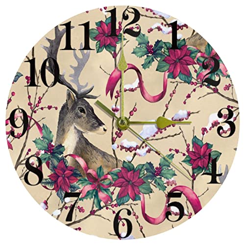 Horloge murale à quartz silencieuse pour stopper le tic-tac dans votre bureau à la maison