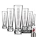 Produktbild 6 x Warsteiner Glas Gläser 0,4l Premium Cup Relief Gastro Bar Deko NEU + anygoods Flaschenausgiesser