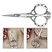 Produktbild Gearmax® Antike Nähschere Schere Edelstahl Kreuzstich Nähen Schere Scheren Old Style Scissor Blume Muster Schere(Plum Scissor Kupfer)