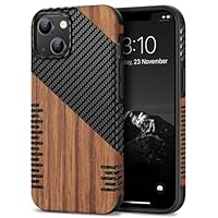 TENDLIN Cover Compatibile con iPhone 14 Pro Custodia in Legno con