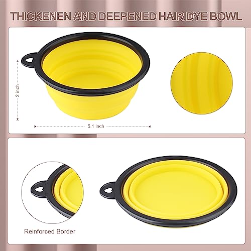 SOFYE Kit de tintura de cabelo, 30 peças, kit de coloração de cabelo, conjunto de escova e tigela co