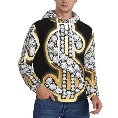 Sweat à capuche tendance pour hommes avec pull en polaire chaud imprimé