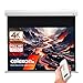 Produktbild celexon HomeCinema Tension-Motor-Leinwand 90" | 200x113 cm 16:9 | elektrische 4K, Full-HD Beamer-Projektions-Leinwand mit Seilspannsystem für eine optimal Ebene Planlage | zur Decken-/Wand-Montage