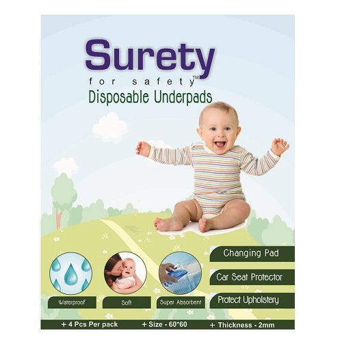 Surety For Safety Disposable Underpads (Pack of 28)