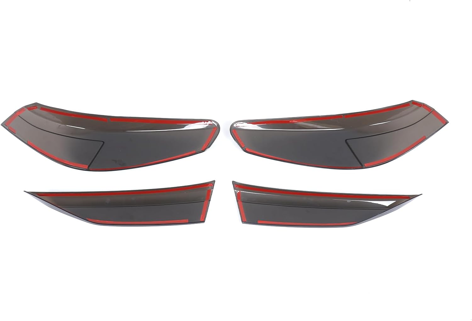 Smoked Tail Light Covers Compatible with BMW 2 Series F44 2020-2024 Car Taillight Protection Cover Rear Light Guards Exterior Accessories