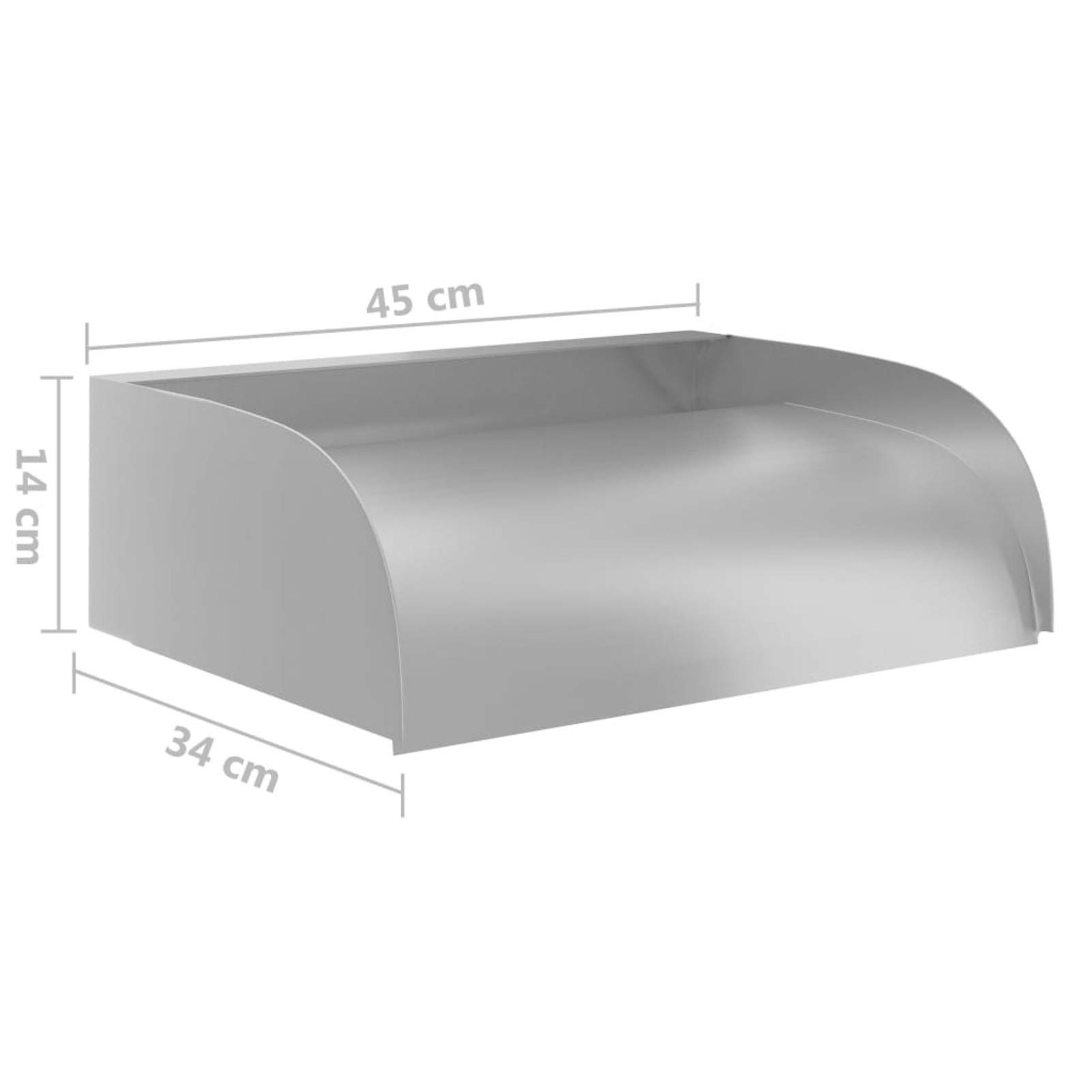 ShGaxin Cascata 45x34x14 cm in Acciaio Inox 304,Fontane da Stagno,Fontana da Giardino Esterno,Cascata-148877