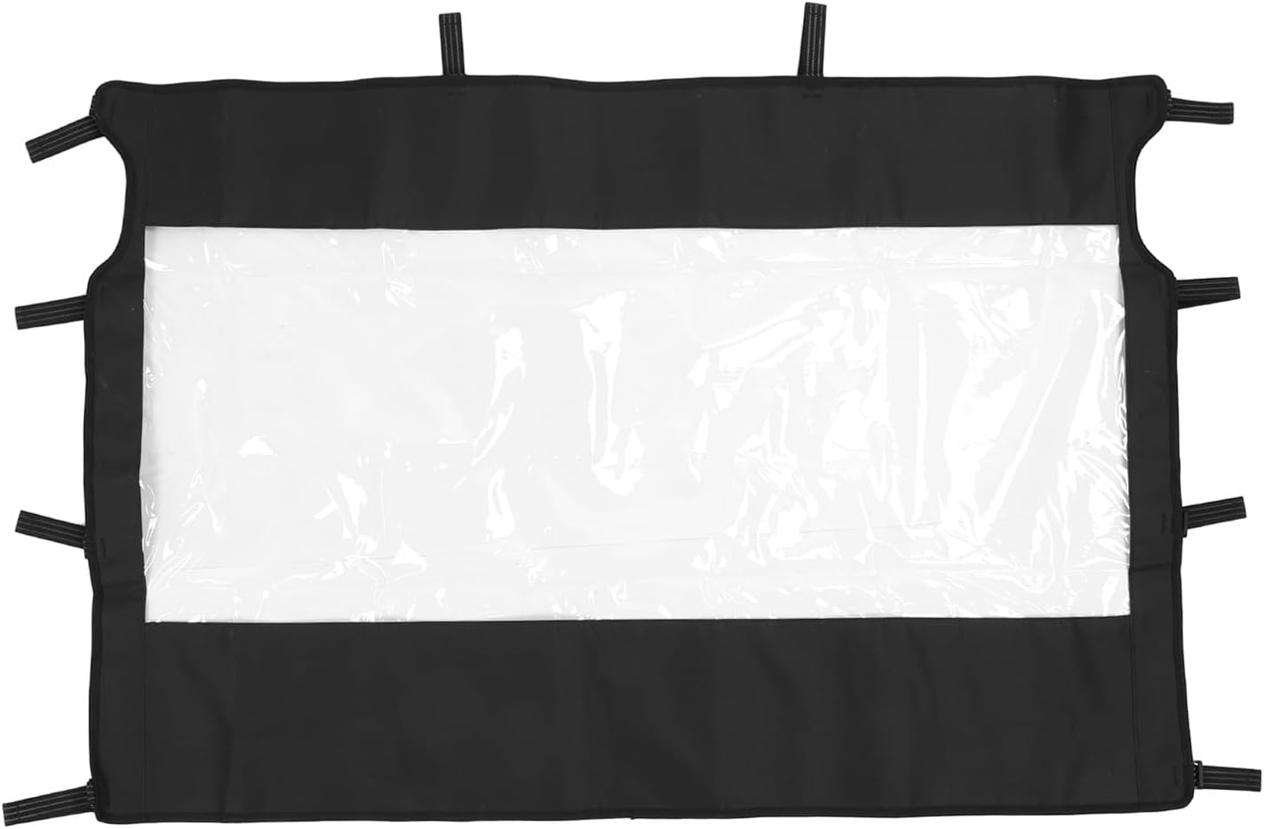 UTV Soft Rear Windscreen, Back Window Rear for Rhino 450 660 700 Massimo 500 700 Axis500 750 Hisun HS 400 500, 600D Oxford Fabric Design
