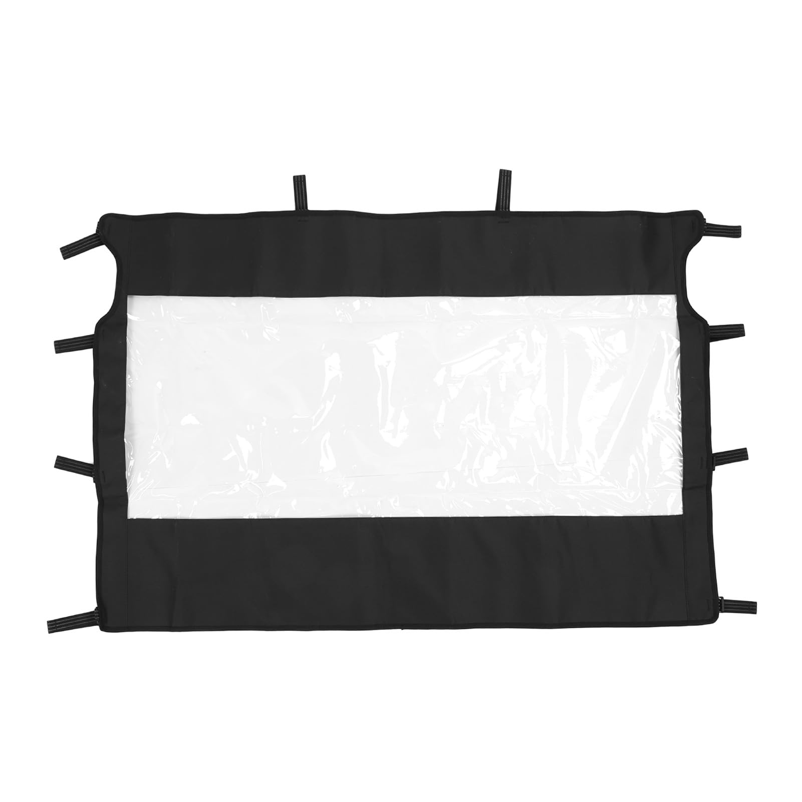 Jiawu Réglez à Rhino 450 660 700 UTV PVC Remplacement du Pare-brise Avant - Faire de la Vitre Arrière Transparente et Solide pour la commodité et le Confort