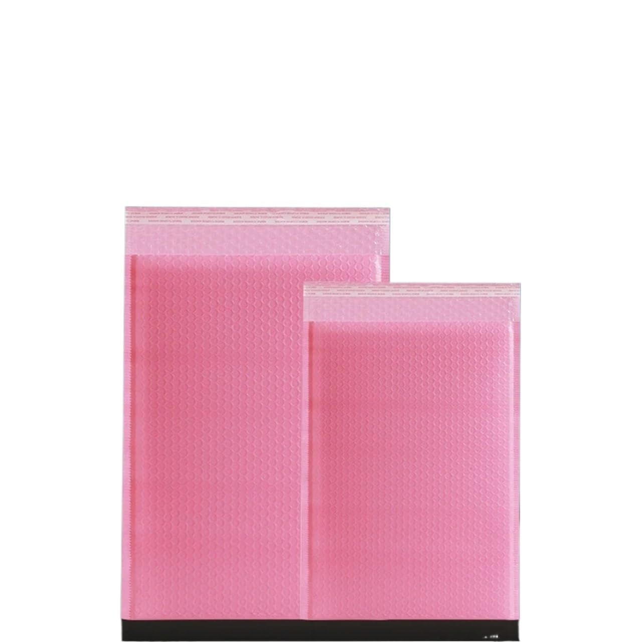 Self Sealing Bubble Cushion 10pcs/bag Color Bubble Envelope Bag Express Package Foam Matte Co Extruded Film(Pink,25 * 30cm)