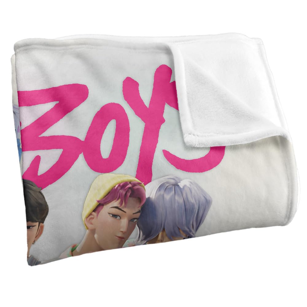 KPop Demon Hunters Saja Boys Coperta Super Morbida con Tocco Setoso – 152 x 127 cm