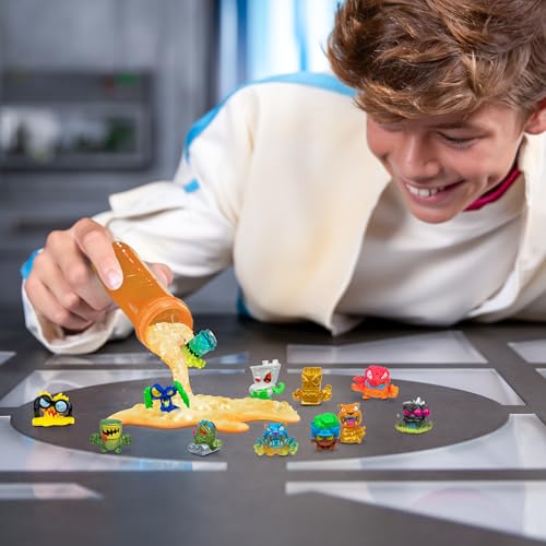 MrBeast Lab Swarms, Atomic-Serie, Mega-Labor-Packung, Experiment, Wasser hinzufügen, Reagenzglas schütteln, 2/12 Mini-Monster-Sammelfiguren (2,5 cm) von MrBeast Swarms enthüllen