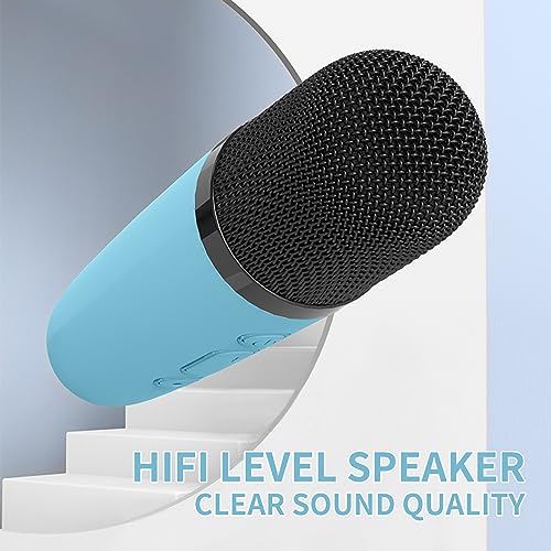 Image of Dinosaur Karaoke Machine for Kids,Portable Bluetooth Speaker with Wireless Microphone,Kids Music Player Toys for Boys,3,4, 5, 6, 7, 8+ Years Old, Teens Birthday (Yellow Dinosaur)