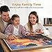 1500 Piece 2-in-1 Tilting & Rotating Puzzle Board with Drawers，35