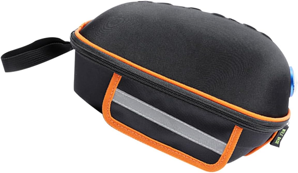 Mipcase 2pcs Rear Pack Bag for Large Capacity Tail Bag Reflective Strip Design for Riding Enthusiasts Easy Installation