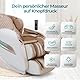 Aspria Massagesessel Shiatsu Zero-Gravity Liegesessel für Ganzkörpermassage, elektrischer Massagestuhl mit Wärmefunktion, bionischen Massagetechniken, USB, Bluetooth, Relaxsessel Für Zuhause und Büro