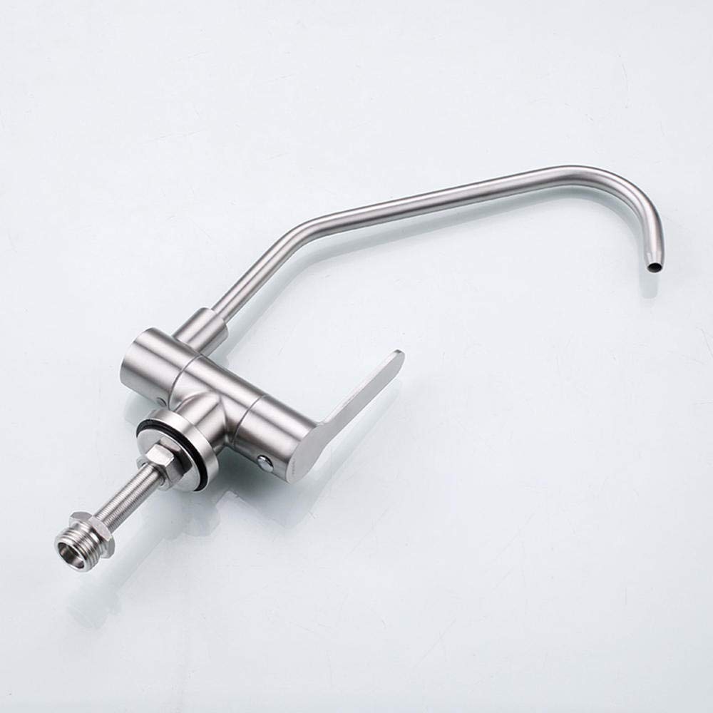Grifo de cocina extraíble de acero inoxidable 304, boquilla giratoria de 1 5 cm o 1 10 cm, para sistema de ósmosis, fácil de instalar, diseño moderno
