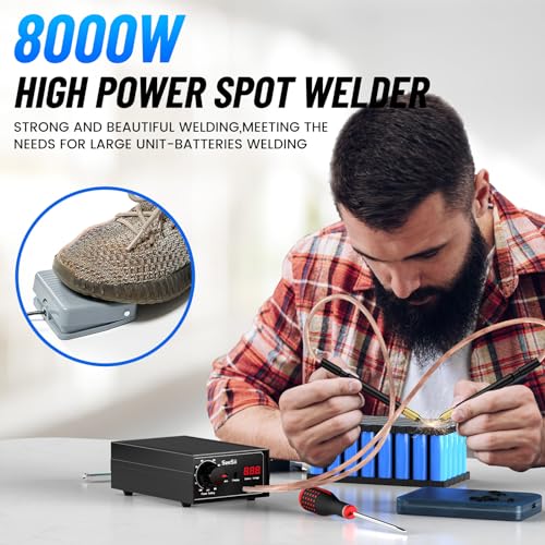 Seesii LI58CP5B0083FBA 8000W Spot Welder, 2024 Upgraded 0.1-0.3Mm Battery Spot Welder thumb #3