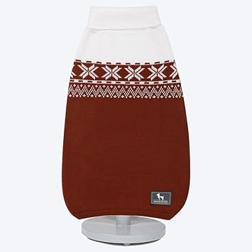 Heads Up For Tails Wonder Dog Sweater - Brown - 3XL