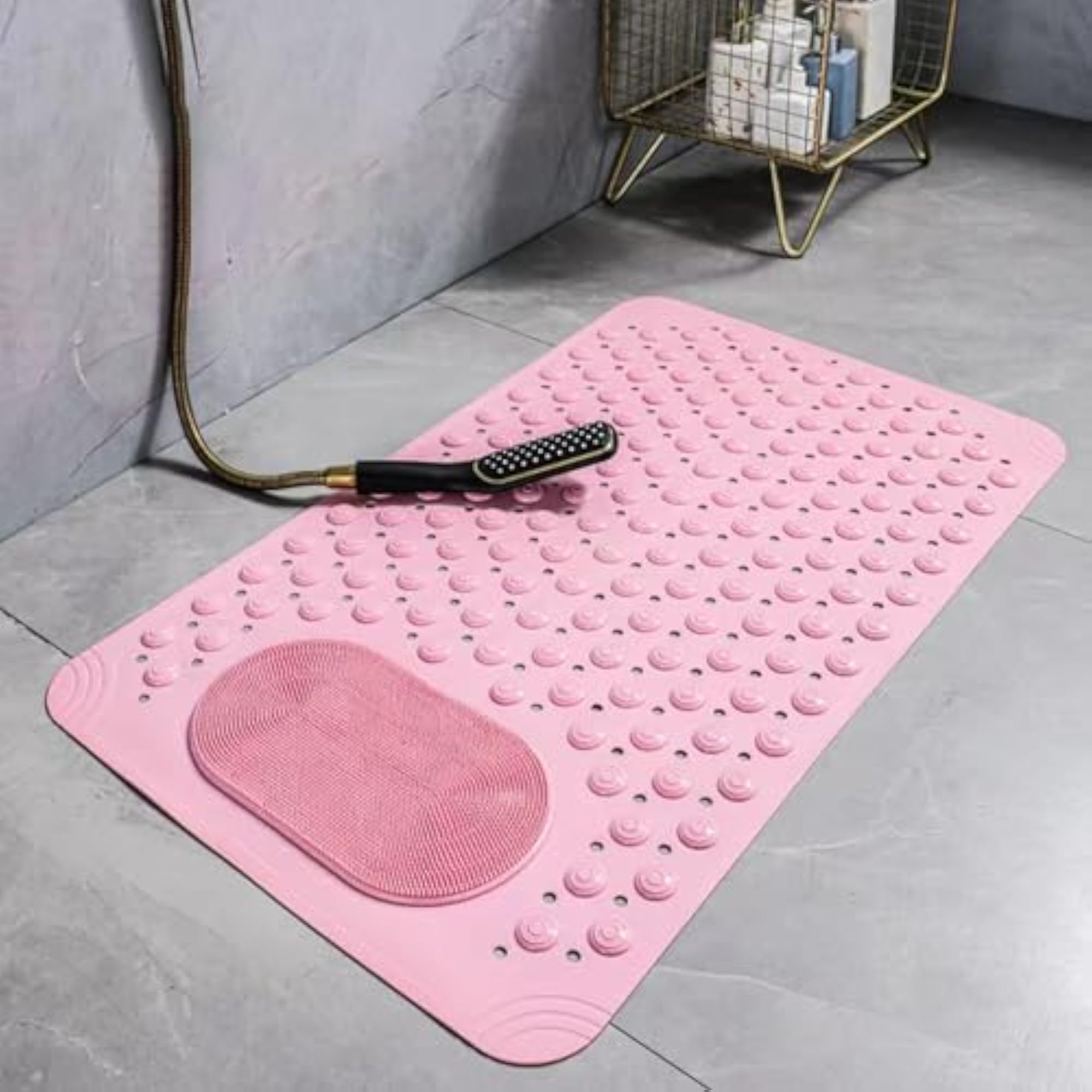 Non Slip Bath Mats for Inside Bath, Square Shower Mat