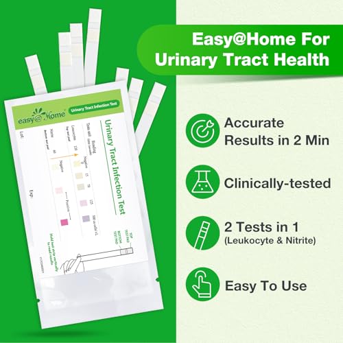 Image of Easy@Home UTI Test Strips Monitor Urinary Tract Bladder Infections, 15 Pack Quick Urine Test Kit Reliable Urinalysis Results, OTC Use (UTI-15P) | Monitor Urinary Tract Bladder Infections, Quick Urine Test Kit Reliable Urinalysis Results, OTC Use (UTI-15P)