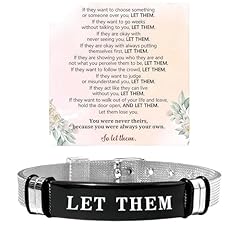 LET THEM Bling Silver Black