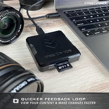 CFexpress Type A ve SDXC/SDHC UHS-II Çift Yuvalı Kart Okuyucu | USB 3.2 Gen 2 | ProGrade Digital (PG09) tarafından