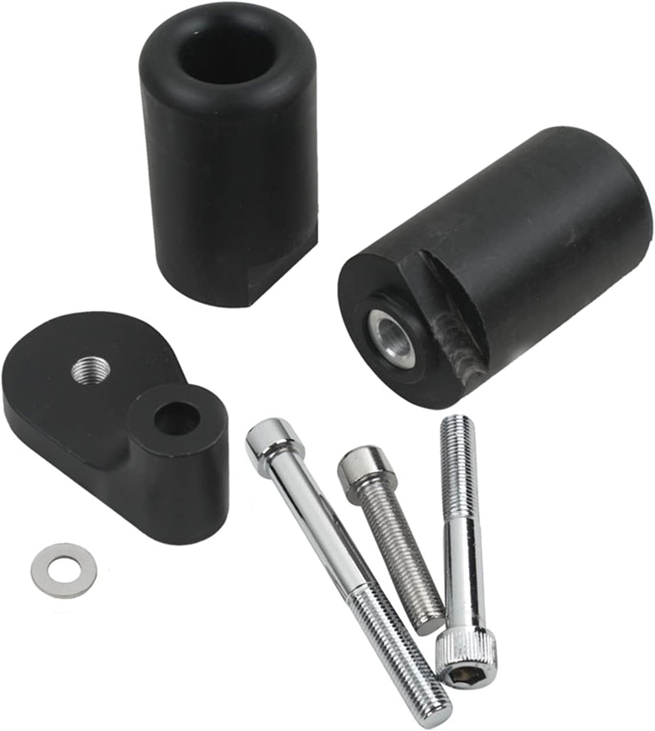 Motorcycle Frame Sliders Crash Falling Protection Engine Pad Protector Block GSXR1000 K1 GSX-R GSXR 1000 2001-2002 Motorcycle Frame Slider(Black)