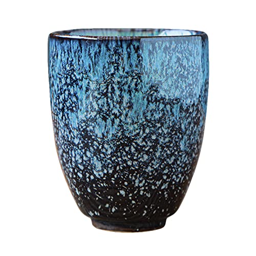 Taza de porcelana sin asa, juego de café de porcelana, multicolor, pintada a mano, taza japonesa, sin asa, tetera de porcelana, 250 ml