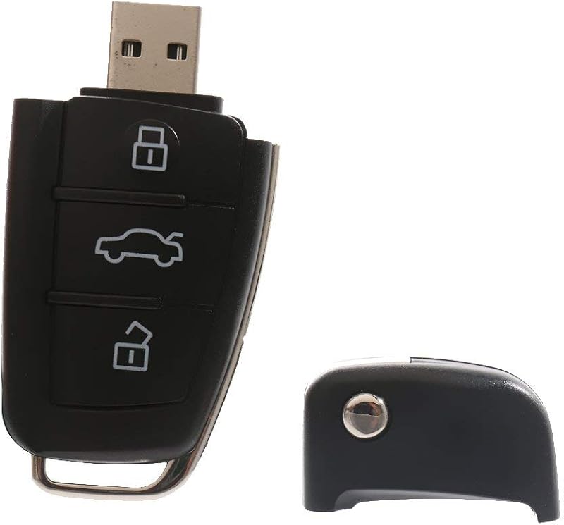 SHANGHh 8GB Autókulcs Formájú USB Pendrive 2.0 - Fekete Adathordozó Fotókhoz, Videókhoz, Zenékhez - PC Kompatibilis Memória Ajándékba
AI: I