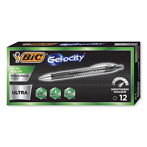 Stylo gel noir Bic Gel-Ocity : fini l'encre qui bave avec ce lot de 12