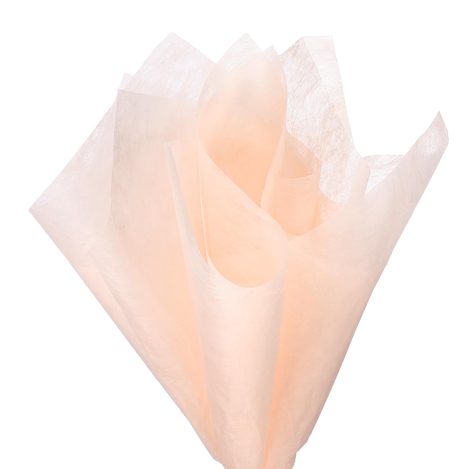 Muiltvoe 152Sheets Flower Wrapping Paper, 11.8"x11.8" Cotton Wrapping Flower Tissue Paper Floral Bouquet Wraps for Florist Packaging Arrangement Supplies Gift Packaging, Coral