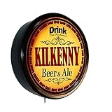 Goldenoldiesclocks Kilkenny Beer and Ale Cerveza Lighted Wall Sign