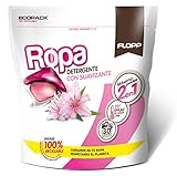 100% disolución total Flopp Detergente Con Suavizante En Cápsulas Para La Ropa Duo Caps 2en1, Rosa, 30 Unidades