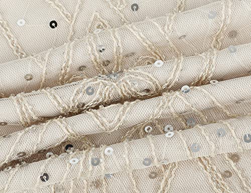 Image of PrettyGuide Women 1920s Gatsby Cocktail Sequin Art Deco Flapper Dress