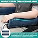 lefeke Wheelchair Armrest Cover - Memory Foam Pad for Office & Transport Chair - Soft Support Cushion Accessories for Padded Arm Rest, Kids, Adults - Comfort Padding Pressure Relief (Navy Blue)