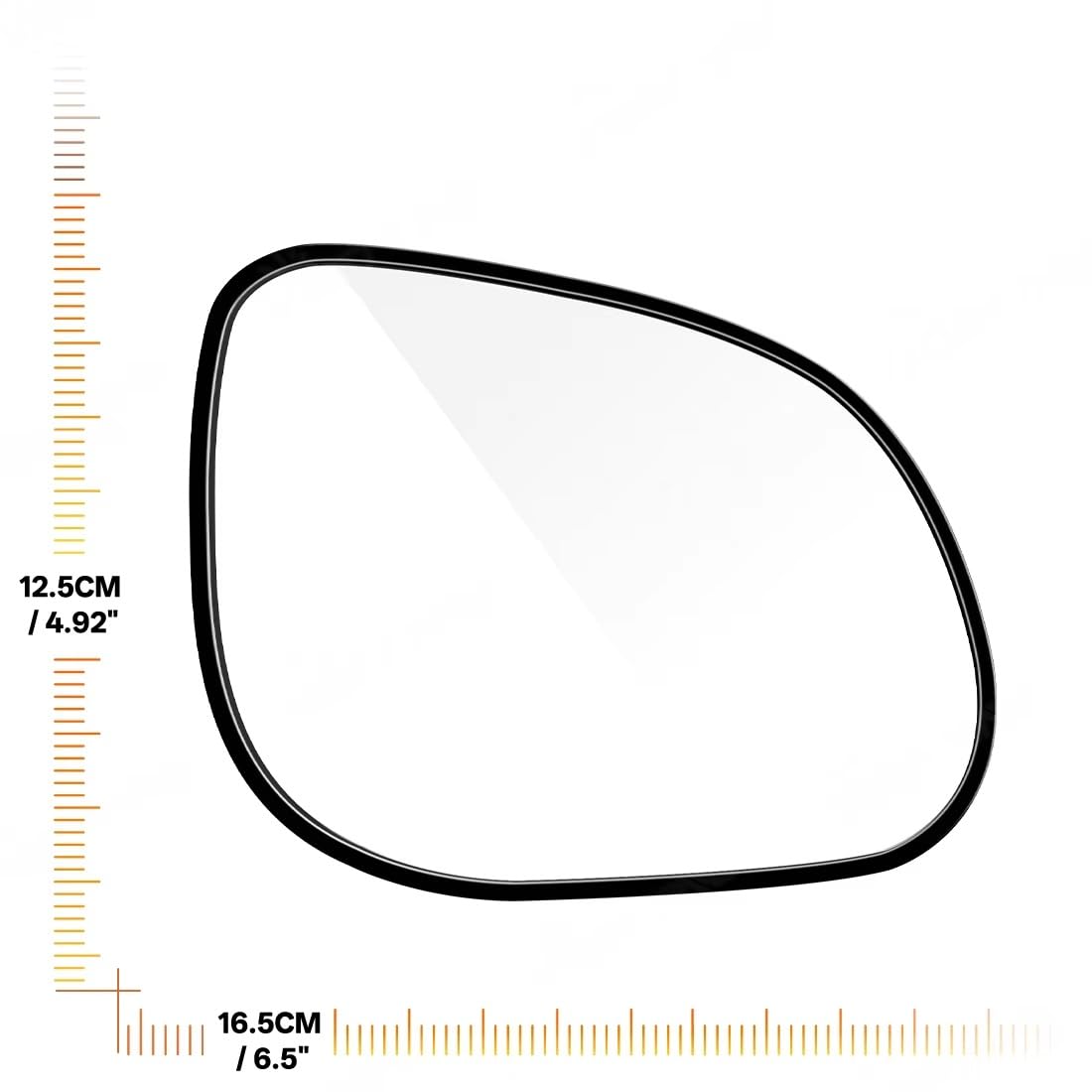 specchietto laterale Per Hyundai Per I20 2008-2013 | 87611-1J000 87621-1J000 Specchietto retrovisore Con Riscaldato Porta Lato Vetro specchio(1 Pair with Heated)