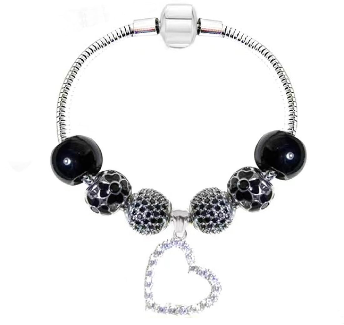 White Birch Fit Pandora Charm Bracelet All Month Birthstone Best Birthday Gifts for Women and Girls DIY Jewelry