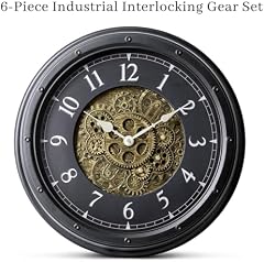 16 Silent Non Ticking Moving Gear Clock product photo 16 Silent Non Ticking Moving Gear Clock product image