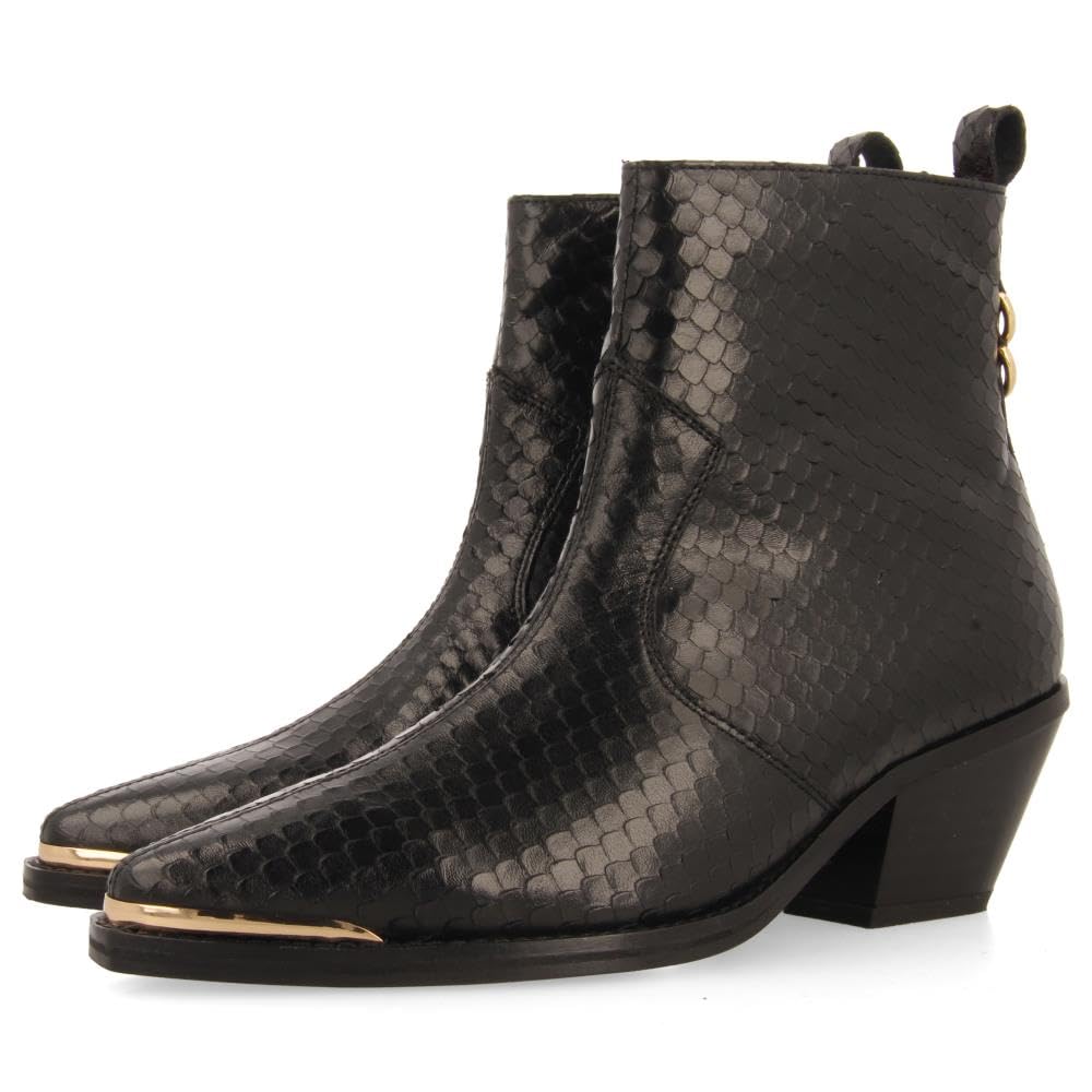 GIOSEPPO Smyrna, Women's Boots, Black, 40 EU, Black/White, 8 UK