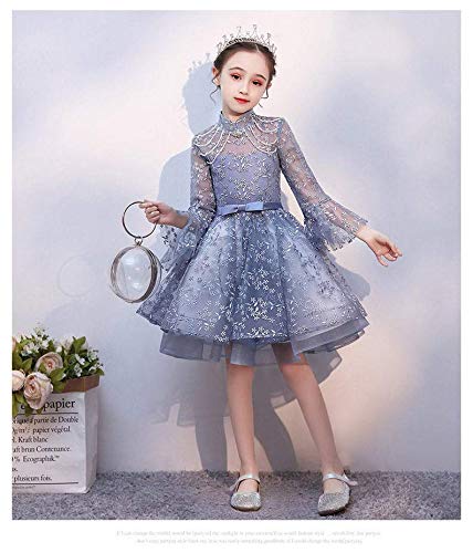 denim flower girl dress