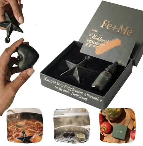 Fe+Me® Ritual Kit (Star) - Natural Iron Supplement Alternative for Women | Iron Heart Tool + Glow...