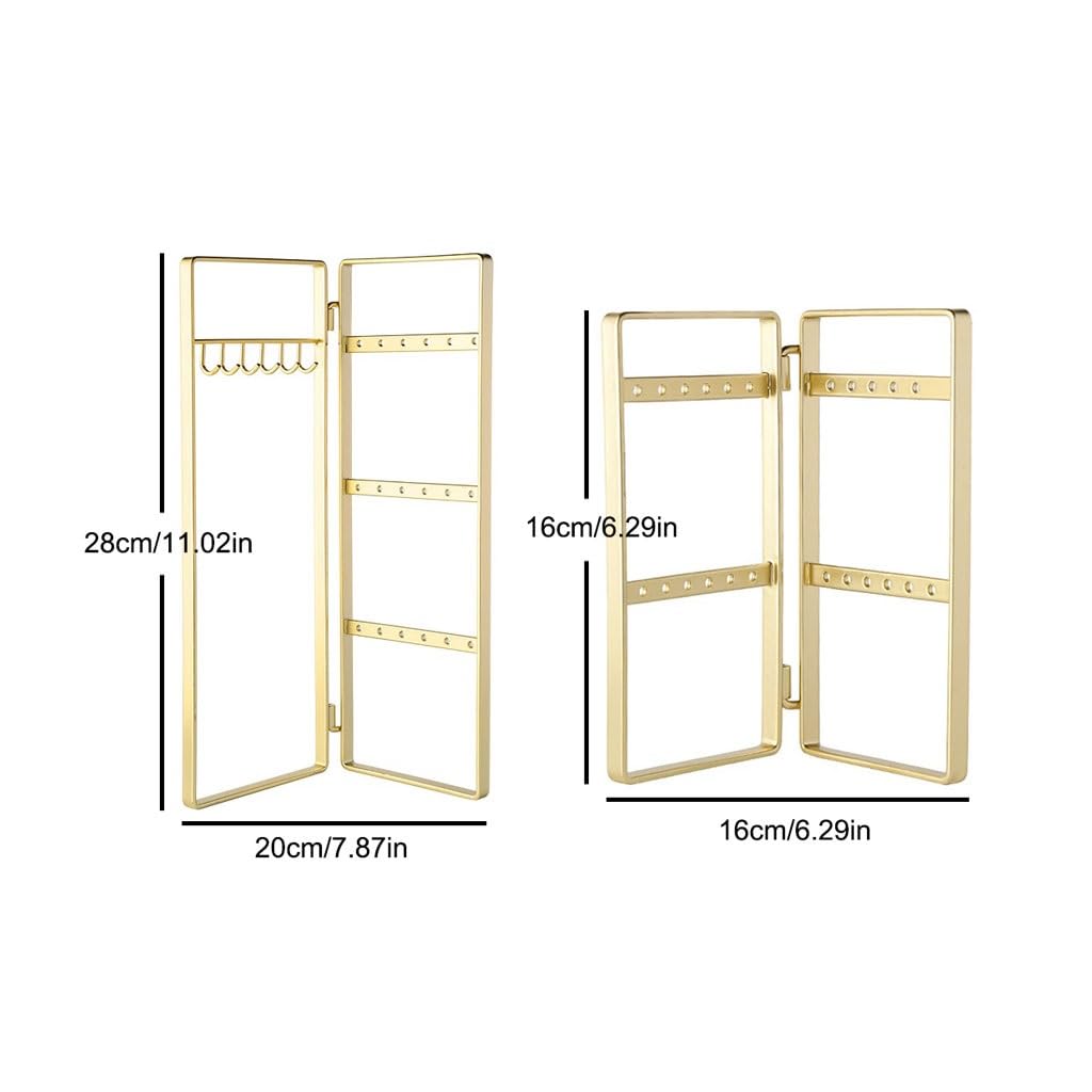 Jewelry Storage Mode Nordique décoratif Porte-Bijoux Pliable Collier Support de Rangement Coiffeuse Boucle d'oreille Bijoux présentoir Jewelry Display Stand