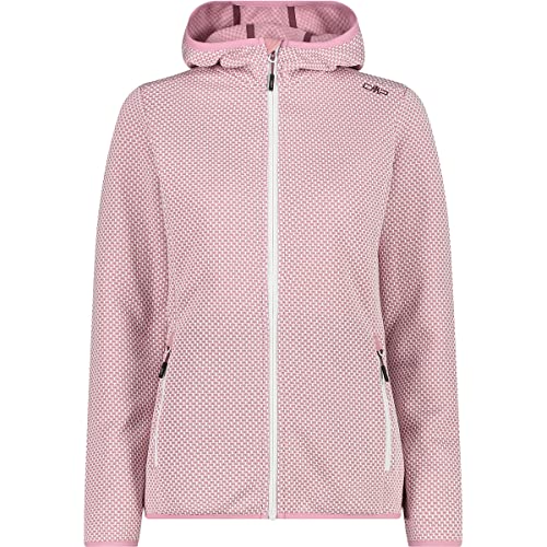 CMP Damen Hoodie Jacke, Fard-Bianco, 46