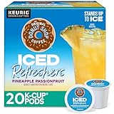 The Original Donut Shop Iced Refreshers, Pineapple Passionfruit Flavor, Keurig Single Serve K-Cup Pods, 20 Count