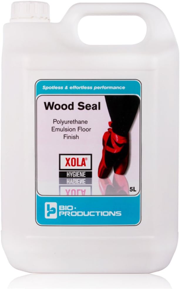 5L of Professional Polyurethane Emulsion Wood Floor Sealer. Prolong and